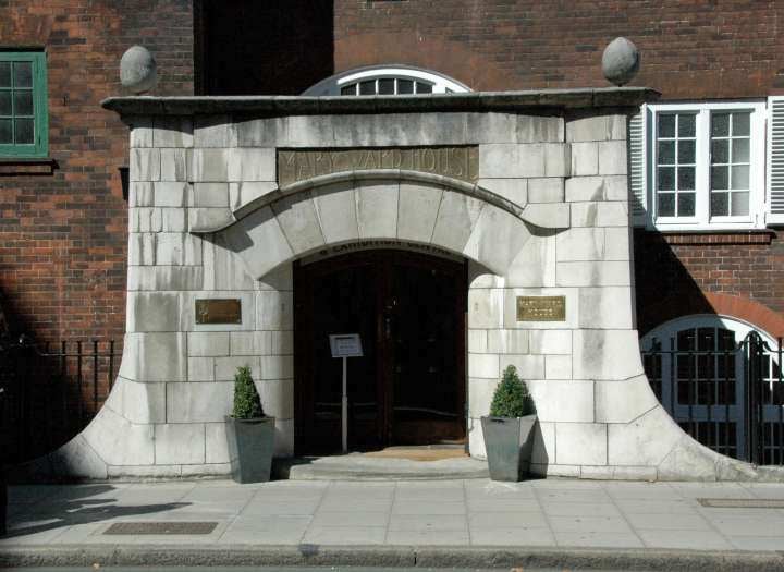 An image showing the main entrance of Mary Ward House, the venue for the 2025 Voice 21 Speaking Summit